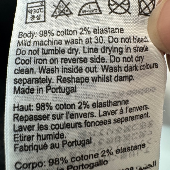 All Saints Coni Cropped Tie Dye Tank Top - Picture 6 of 9